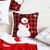 Holiday Snowman Decorative Pillow Covers Buffalo Plaid
