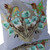 Set of Two Green Brown And Gray Bird Indoor Outdoor Throw Pillow