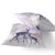 Set of Two Beige Black Purple And Brown Deer Indoor Outdoor Throw Pillow