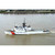 10" Unfinished Wood Hand Painted Model Boat