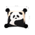 Panda PomPom Decorative Pillowcase