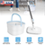 Spin Mop and Bucket with Wringer Set 