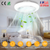 17.71in LED Ceiling Fan with Light Round Pendant Fan