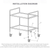 Tier Stainless Steel Kitchen Dining Food Cart Trolley Utility xx