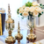 Clear Glass Flower Vase with Lid and Transparent Filler Vase