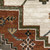 10' X 13' Rust Ivory And Black Medallion Area Rug With Fringe