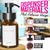 2Pcs Amber Glass Foaming Soap Dispenser 8.5 oz Amber Glass Soap Dispenser with Pump Compatible with Hand Soap Dish Soap Shampoo and Gel Durable Stylis