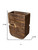 Brown Wood Pot Planter