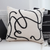 Minimalist Abstract Line Art Pillow Cover