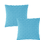 Soft Mint Scalloped Wave Pillowcase Elegant Textu Cushion Covers for Modern Home Dcor