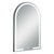 31" Clear Lighted Arch Unframed Bathroom Vanity Mirror