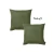 Farmhouse Square and Lumbar Solid Color Throw Pillow Covers Set