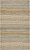 2’ x 3’ Tan and Gray Accent Striped Scatter Rug