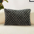 Urban Light Luxury Dark Checke Lumbar Throw Pillow