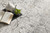 10' Gray and Ivory Abstract Distressed Runner Rug