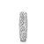32" Aluminum Silver Twigs Cylinder Floor Vase