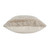 22" Ivory And Natural Striped Wool Blend Throw Pillow