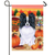Papillon Black/White - Best of Breed Autumn Harvest Garden Flag 