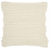 Ivory Textured Dots And Stripes Throw Pillow