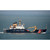 10" Unfinished Wood Hand Painted Model Boat