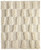 8' X 10' Ivory Wool Geometric Hand Woven Area Rug
