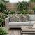 Set of Three Pink And Gray Floral Indoor Outdoor Throw Pillow
