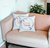 Set of Two Orange and White Give Thanks Throw Pillow Cover