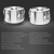 L  Stainless Steel Insulated Food Carrier Warmer Container