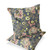 Set of Two Pink And Gray Floral Indoor Outdoor Throw Pillow