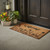 17" X 29" Brown And Black Mushrooms Welcome Outdoor Coir Door Mat