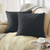 Scalloped Wave Pillowcase Charcoal Gray