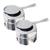 L Stainless Steel Double Soup Tureen Bowl Station Roll Top Buffet Chafing Dish Catering Chafer Food Warmer Server