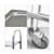 Tier  Stainless Steel Kitchen Dinning Food Cart Trolley Utility Size Medium
