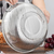 Stainless Steel Perforated Metal Colander Food Strainer Basket Mesh Net Bowl with  Handle