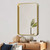 40" Gold Metal Framed Standing Mirror