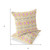 Set of Two Yellow And Pink Floral Indoor Outdoor Throw Pillow