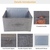 2Pcs Collapsible Storage Bins