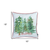 Set Of 2 18" Christmas Trees Throw Pillow Cover In Multicolor