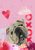 English Bull Dog - Hippie Hound Studios Valentines  House and Garden Flags