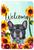 French Bulldog Black/White - HHS Welcome Indoor/Outdoor Aluminum Sign