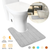 U Shaped Bathroom Rugs Contour Non-slip Toilet Mat