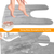 U Shaped Bathroom Rugs Contour Non-slip Toilet Mat