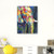 Homeroots Home Decor 40" Bright Multi Color Elephant Canvas Wall Art, Multi Color, 30x40 Inches