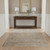 4' X 6' Brick Red Gray And Cream Floral Area Rug With Fringe