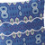 Set of Two Blue And White Botanical Indoor Outdoor Throw Pillow