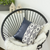 Bohemian Vegan Faux Leather Throw Pillow Covers - Half Ornamented