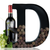 Made Easy Kit Metal Letter Wine Cork Holder w/Wall Mount Kit
