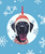 Black Labrador -   Hippie Hound Studios Christmas Tree Ornament