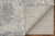 4' X 6' Gray and Silver Abstract Hand Woven Worn Faded Area Rug