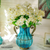 Bunch Artificial Silk Lilium nanum  Heads Flower Fake Bridal Bouquet Table Decor